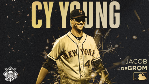 Jacob DeGrom consigue el Cy Young de la Liga Nacional
