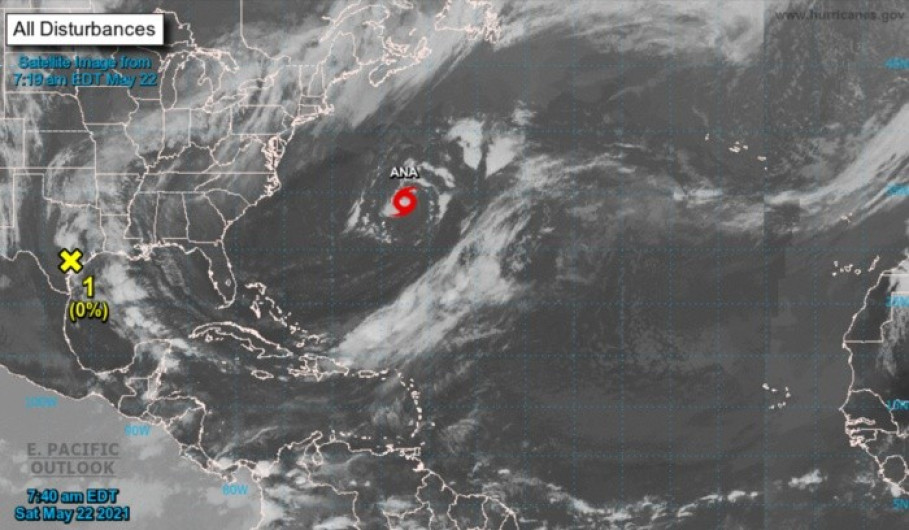 Se forma “Ana”, la primera tormenta subtropical en el Atlántico