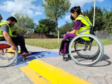 A través del programa de Sillas de Ruedas Activas, el DIF Reynosa busca la inclusión de las personas con discapacidad