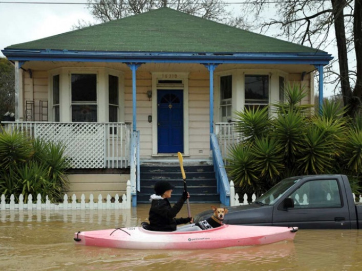Inundación en California deja considerables afectaciones