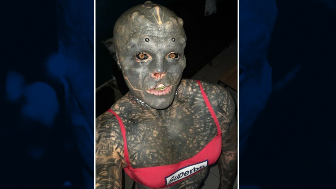 ¡Impresionante! Hombre modifica su rostro para verse como alienígena negro