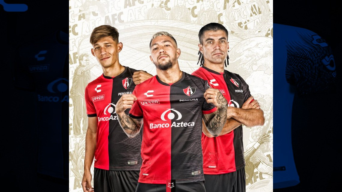 Atlas presenta sus nuevas playeras para la temporada 2020-21
