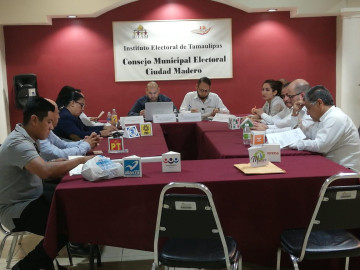 Se llevó a cabo la verificación de actas electorales en Cd. Madero