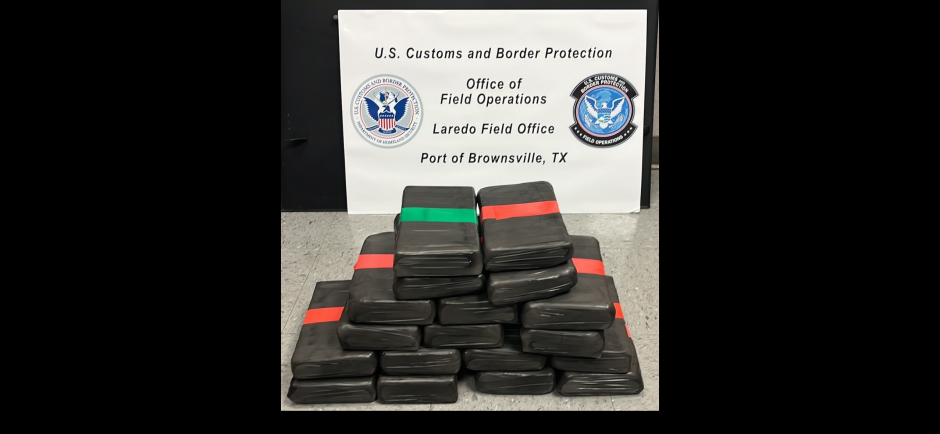 CBP frustra cruce de cocaína valuada en más de medio millón de dólares en Brownsville