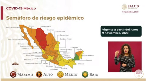 Chihuahua y Durango permanecen en semáforo rojo epidémico