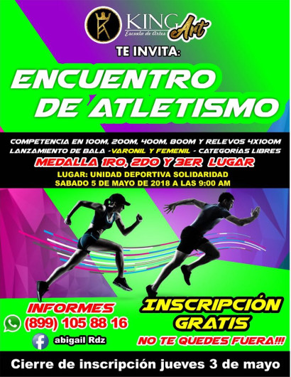 Promueven la sana convivencia con encuentro de atletismo