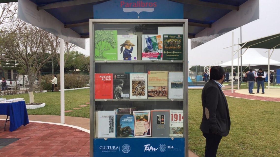 Instalan internet gratuito y paralibros en Matamoros