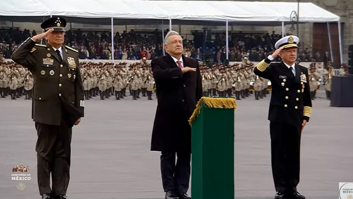 Asi se vive el desfile cívico militar por el 112 aniversario de la Revolución Mexicana 
