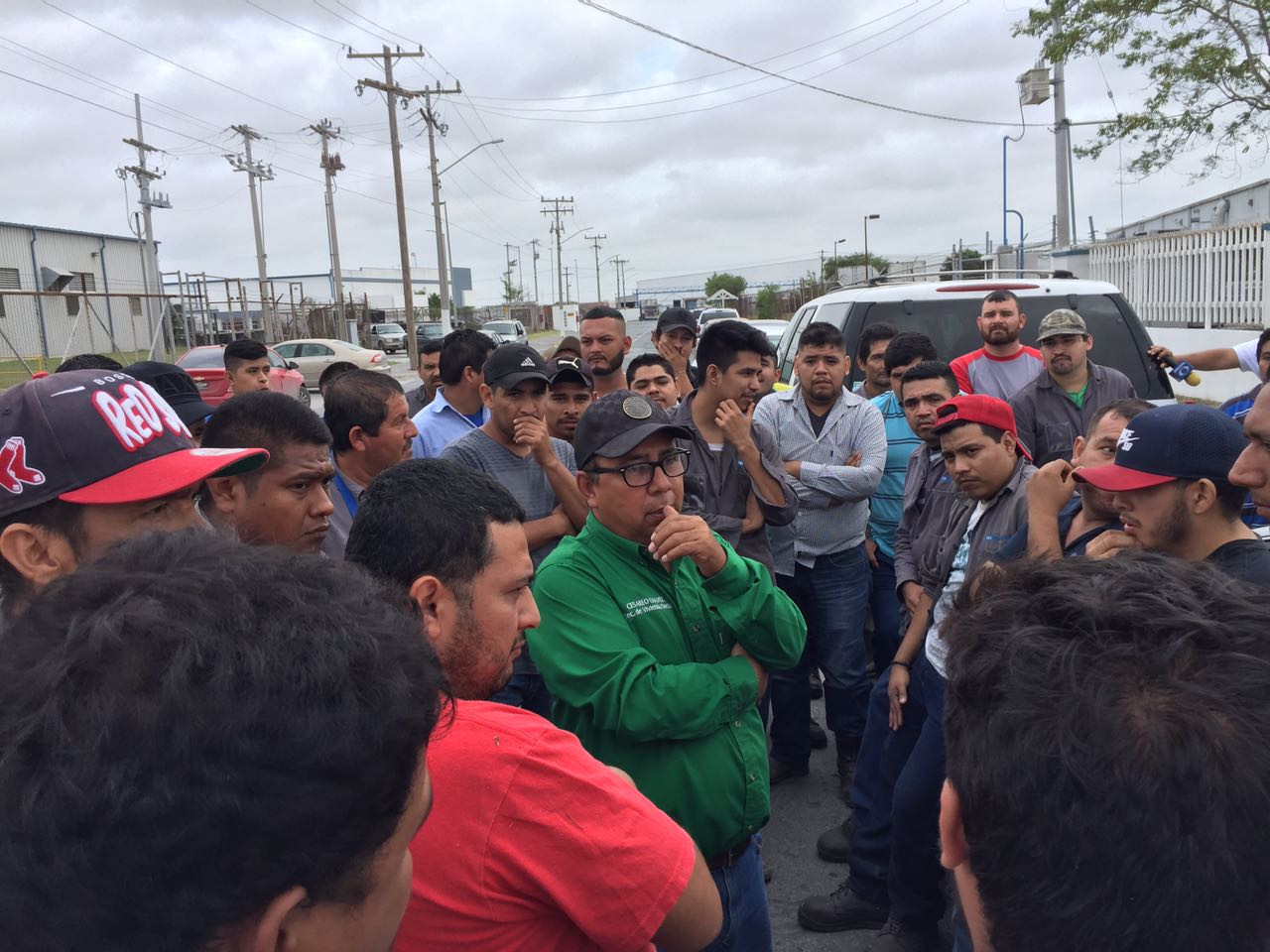 Paran labores obreros de Mecalux en Matamoros 