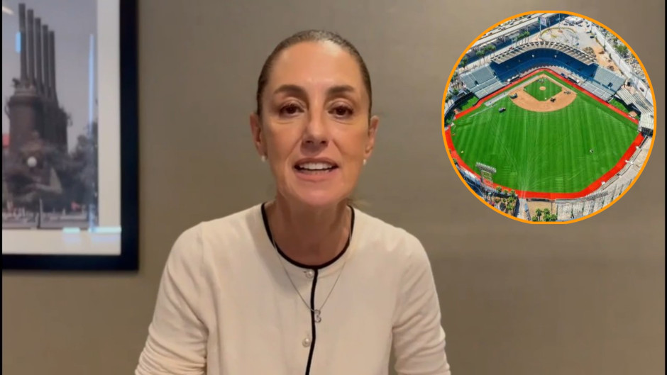 Sheinbaum festeja regreso del Béisbol profesional en Reynosa