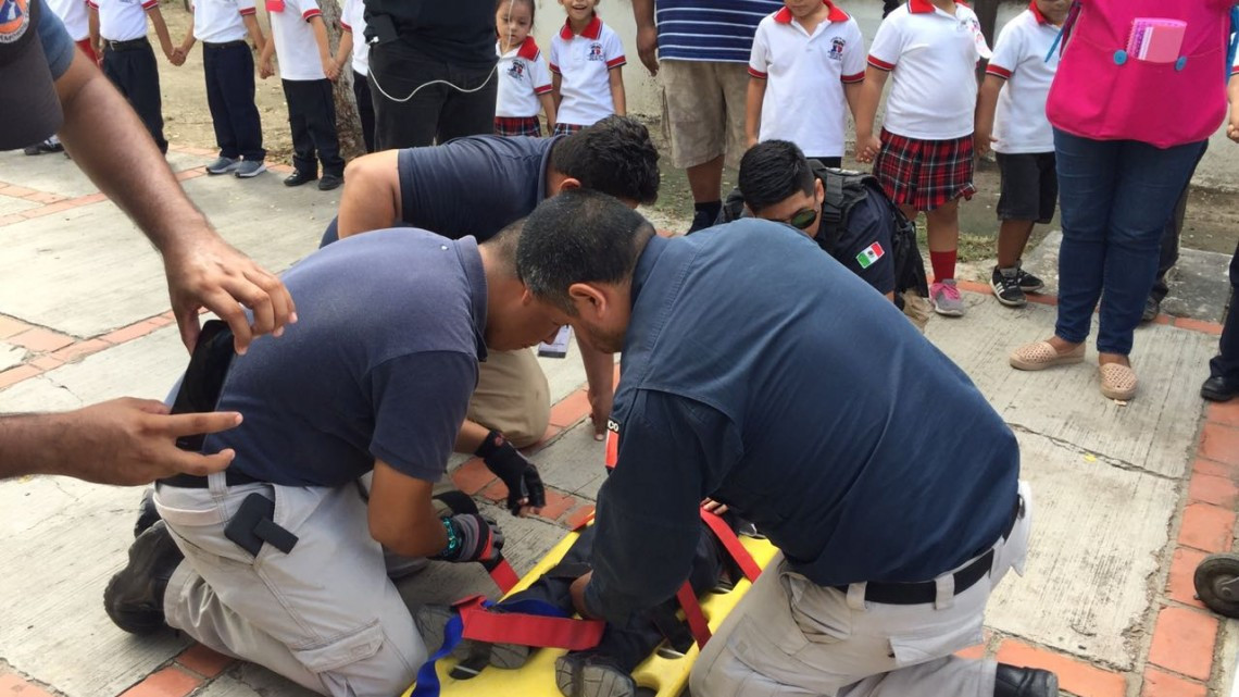 Realiza PC simulacro en Matamoros