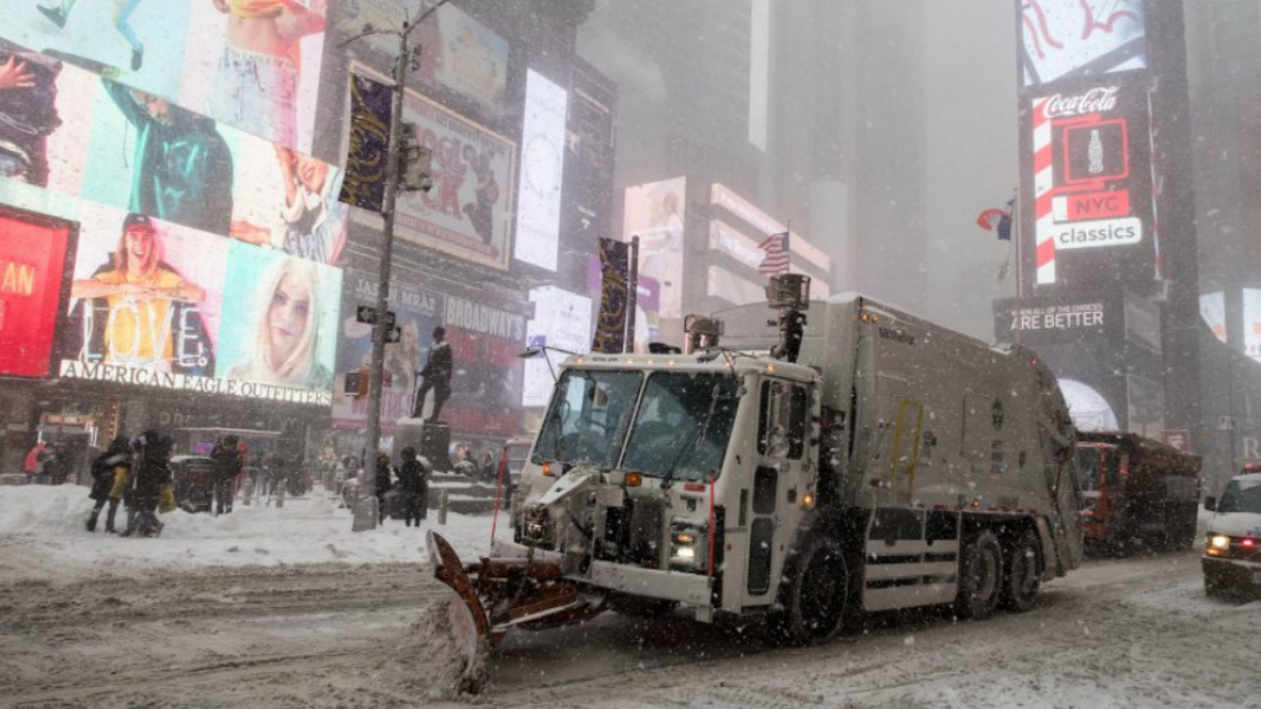 Heladas en EU y Canadá en imágenes