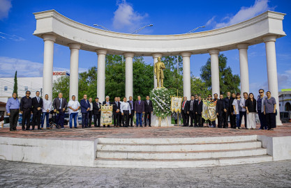 Conmemoran Gobierno de Matamoros y logias masónicas CLII Aniversario Luctuoso de Benito Juárez
