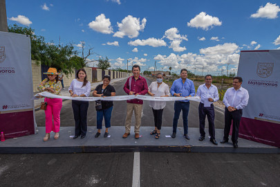 Beneficia Gobierno de Matamoros a cientos de familias con más obras de pavimentación