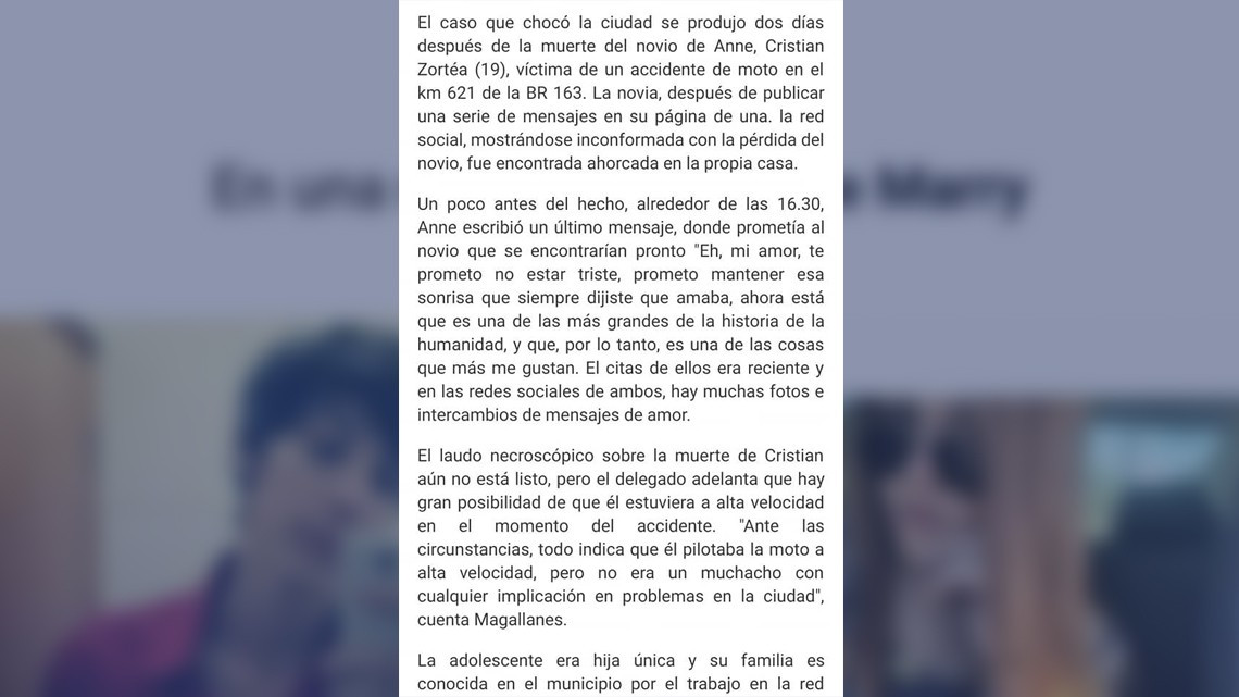 La triste historia de amor que está estremeciendo a Facebook