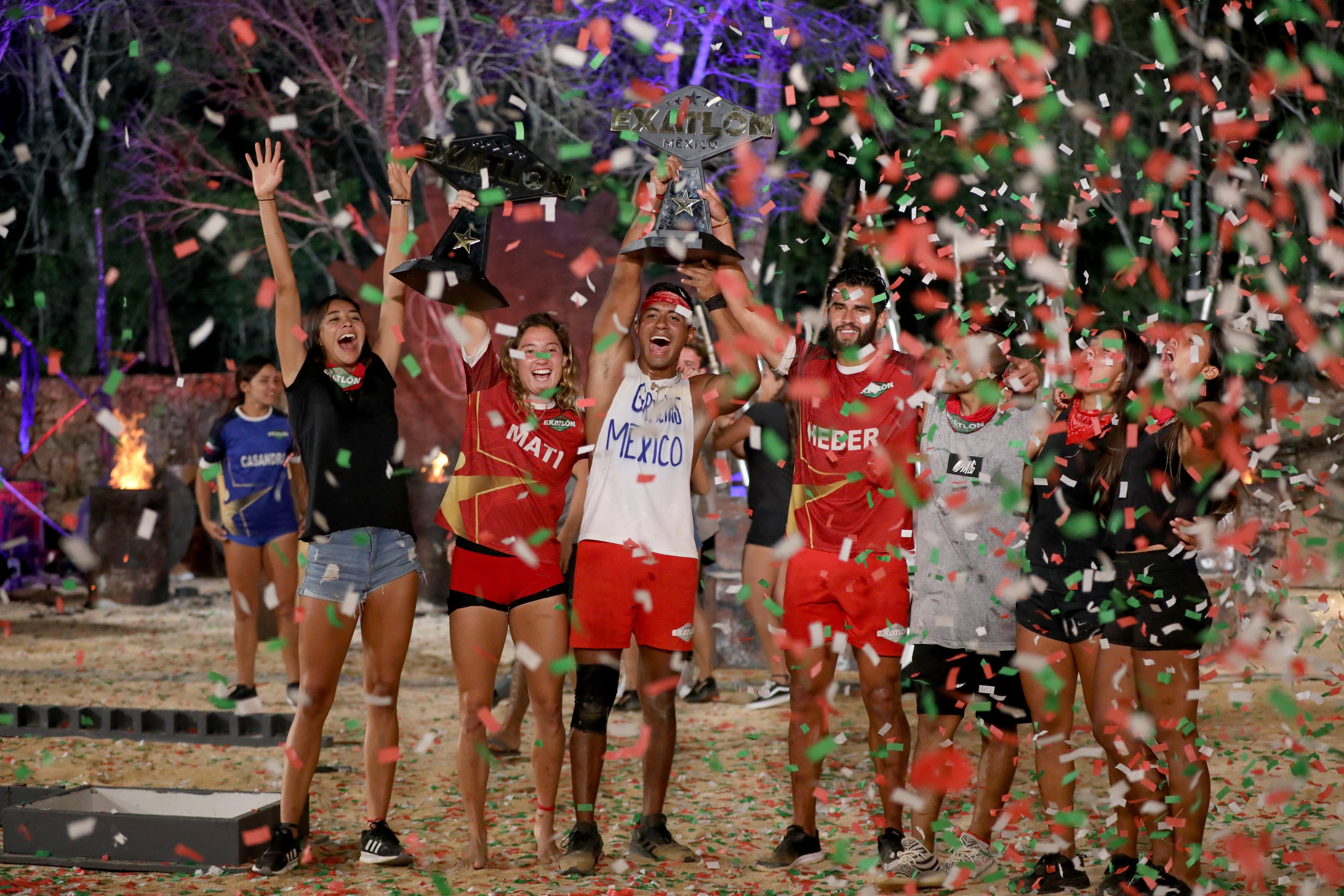 Mati Álvarez y Heliud Pulido, los ganadores de la tercera temporada del “Exatlón” 