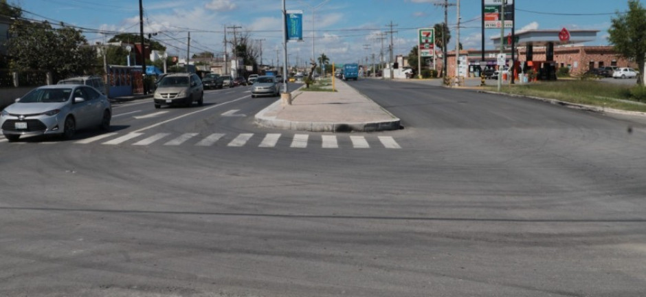 Concluyen trabajos de rehabilitación de pavimento en la avenida División del Norte