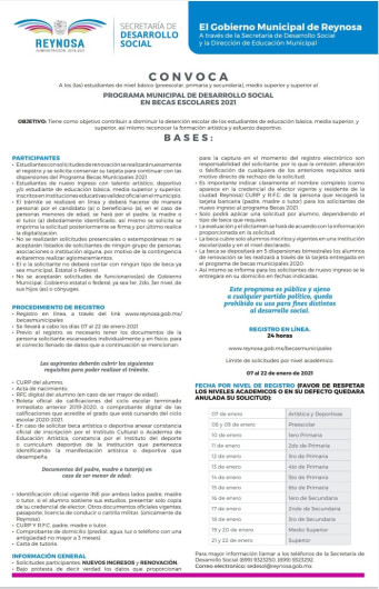 Inicia Municipio 2021 con 150+20 MDP en Becas