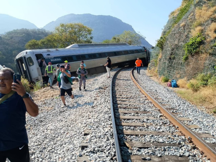 Accidente del Tren Interoceánico en Oaxaca: Marina descarta que hubiera daños en vías