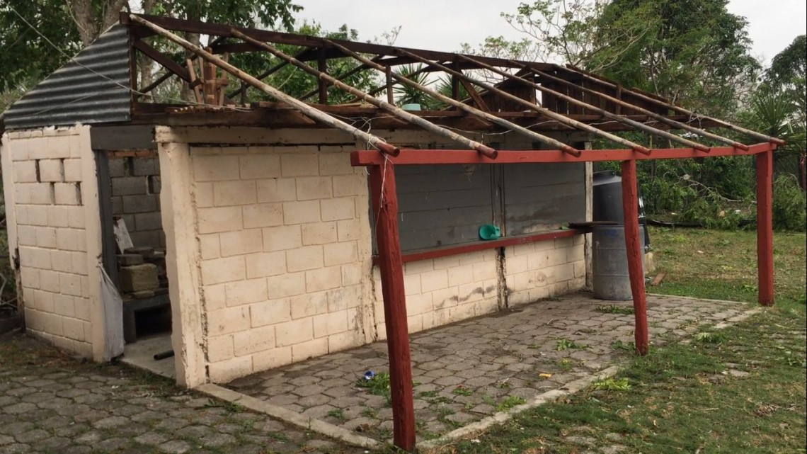 Tornado genera daños en municipios del norte de Veracruz