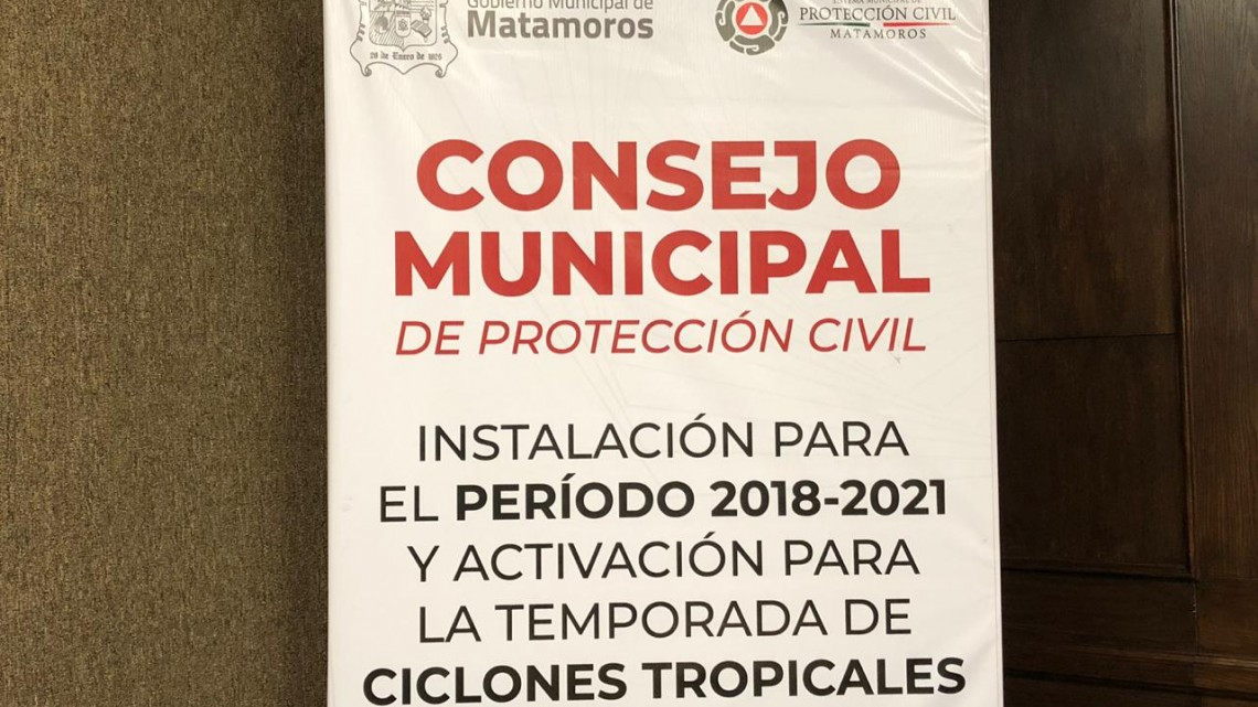 Instalan el Consejo Municipal de Protección Civil