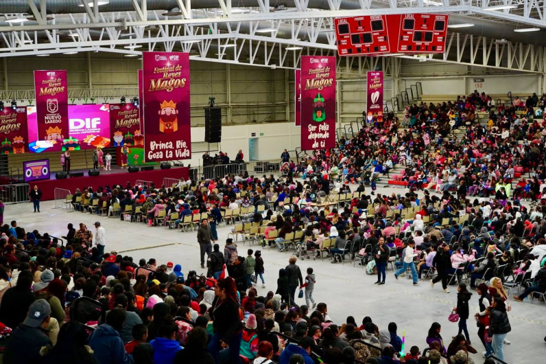 Anuncia alcaldesa Carmen Lilia Canturosas tradicional festival del día de reyes en el Polyforum La Fe; habrá shows y rifa de regalos
