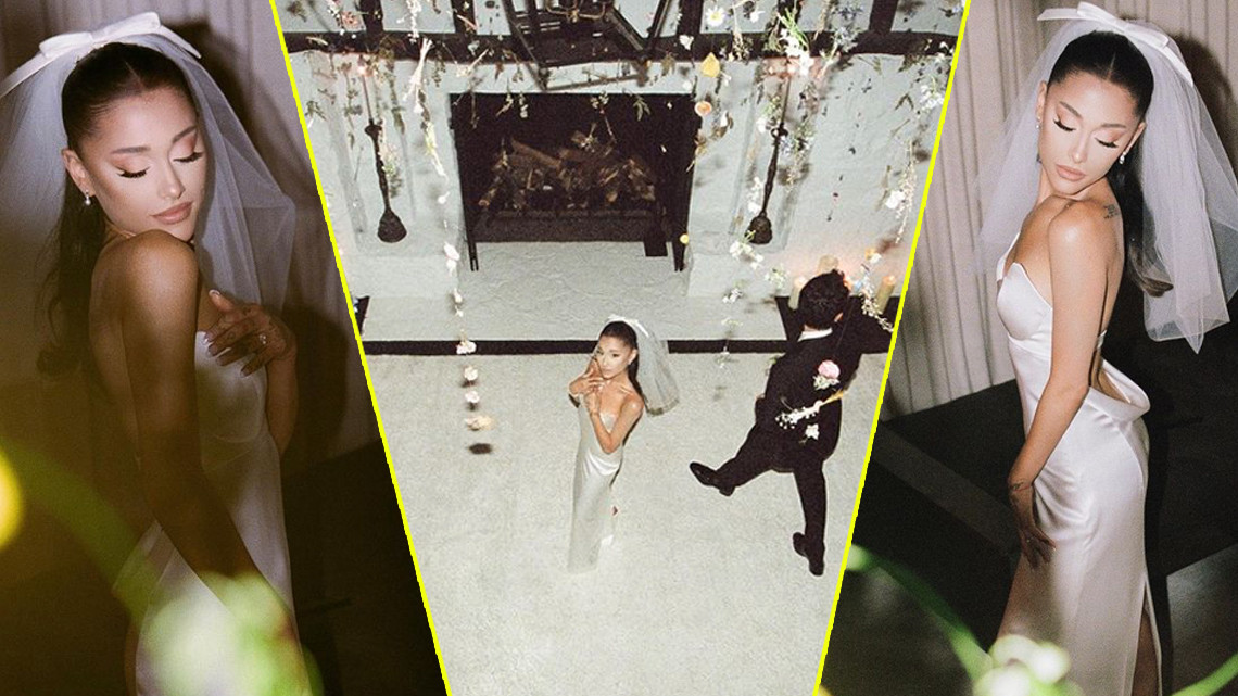 Ariana Grande comparte las primeras instantáneas de su boda