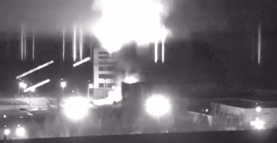 Armada rusa ataca planta nuclear ucraniana y provoca incendio