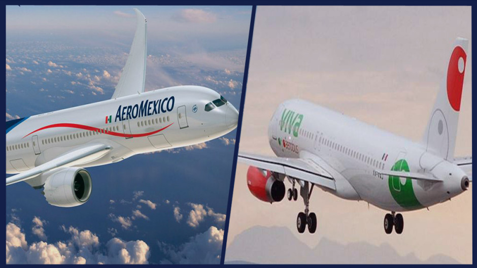 Cae Aeroméxico al tercer lugar en tráfico de pasajeros en agosto; es superado por Viva Aerobús  