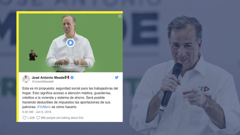 Propone Meade seguridad social para las trabajadoras del hogar