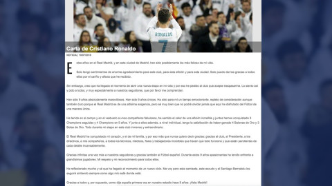 Cristiano Ronaldo deja el Real Madrid y ficha por la Juventus