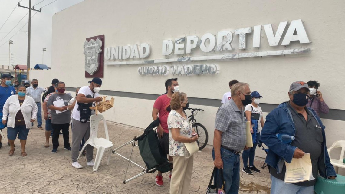 Arranca vacunación en adultos mayores en Tampico y Ciudad Madero 