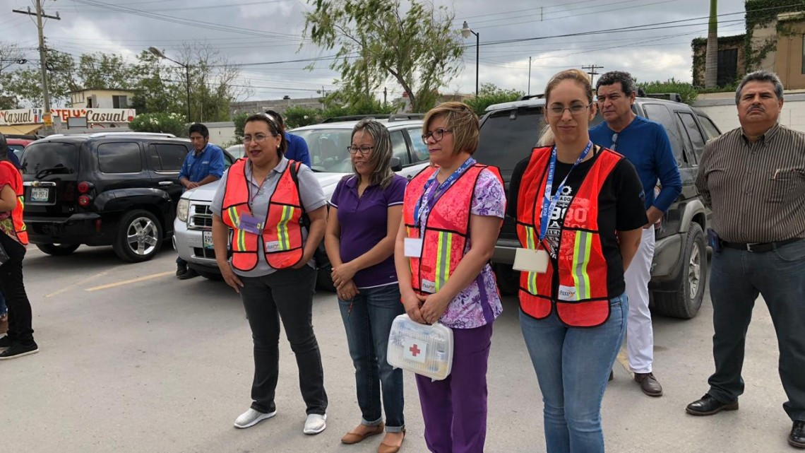 Evacuan a estudiantes del CBtis 135 por alerta sísmica 