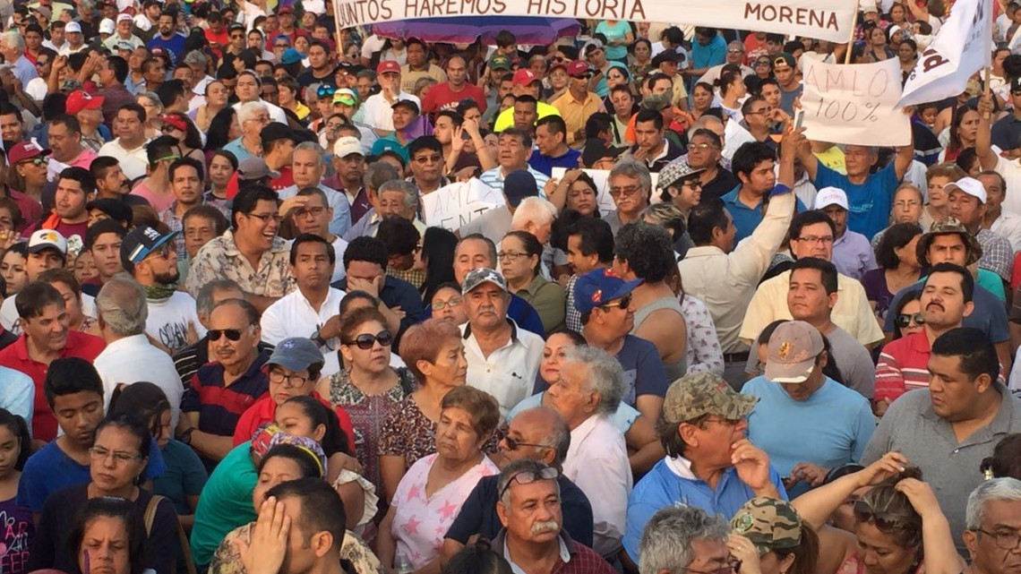 AMLO aseguró su triunfo al estar 25 puntos arriba de sus contrincantes 