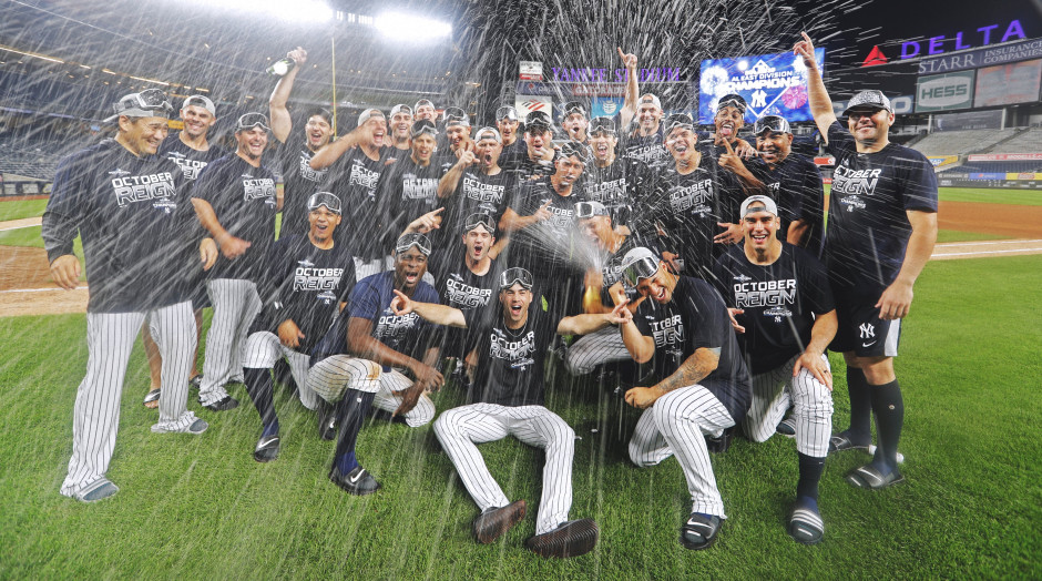 Yankees son los nuevos campeones de la División Este de la MLB