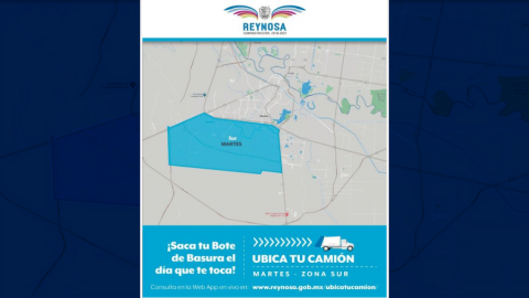 Martes de recolección de basura en colonias del Sector Sur