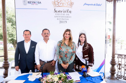 Convoca Maki Ortiz a "Señorita Fiestas de Aniversario Reynosa 2019"