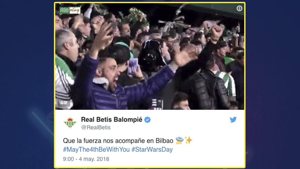 Equipos de futbol celebran el Día de Star Wars