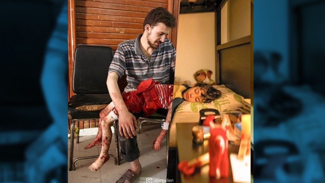 Impresionantes collages fotográficos muestran contrastes sociales en Instagram