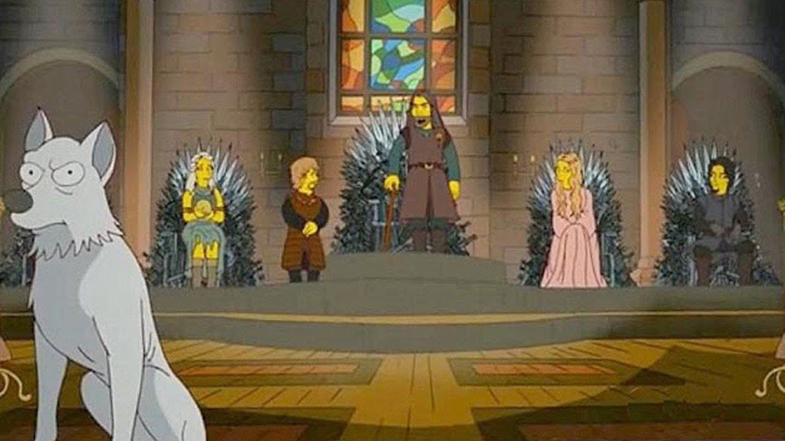 Los Simpson realizan parodia de “Game Of Thrones” 
