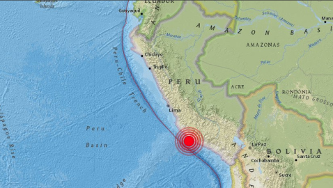 Dos muerto y 65 heridos tras sismo en Perú