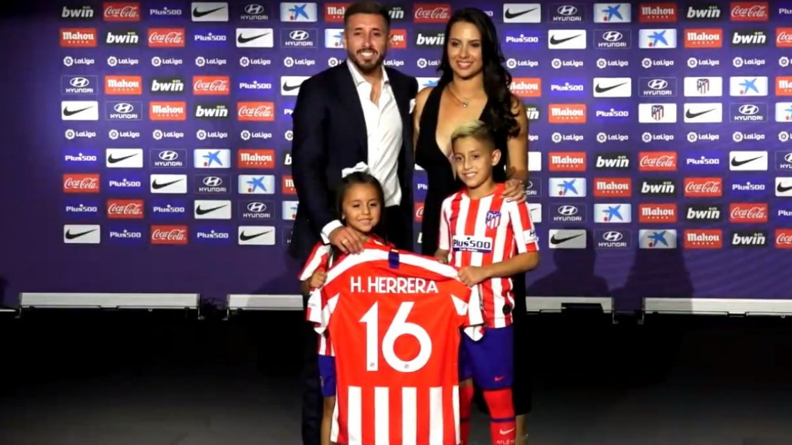 Héctor Herrera es presentado en el Atlético de Madrid