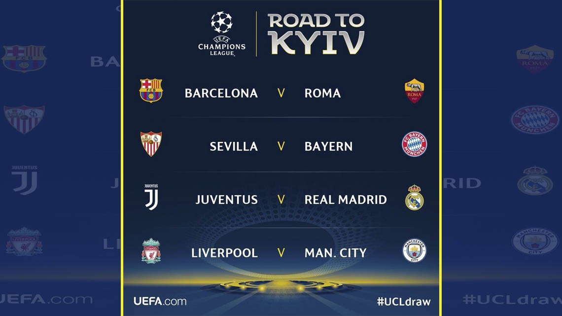 ¡Así quedaron los cuartos de la Champions!