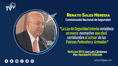 En seguridad debemos ser políticamente sin colores: Renato Sales
