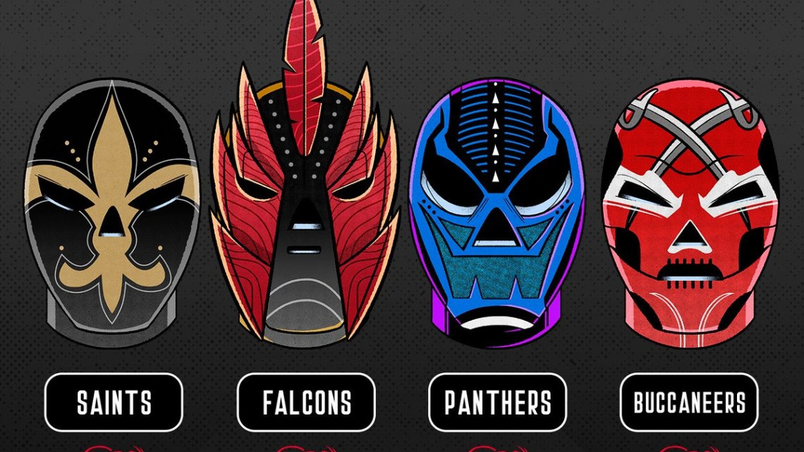 NFL México celebra el mes patrio con máscaras de luchadores