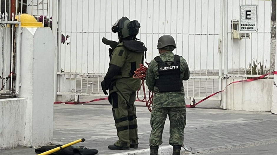 Confirma que granada asegurada en preparatoria es real