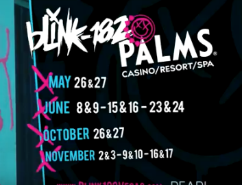 Blink 182 anuncia su residencia en Las Vegas