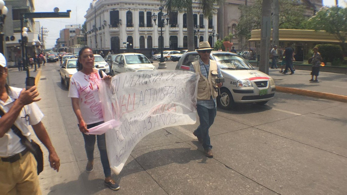 Activistas exigen justicia por la muerte de su compañera Miriam 