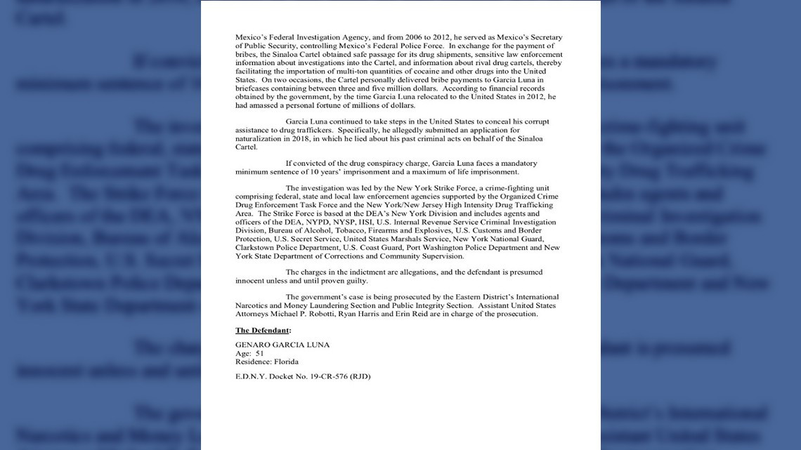 Detienen en Texas a Genaro García Luna por corrupción