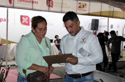 Presentaron ITEA y COBAT su oferta educativa en Feria Tamaulipas